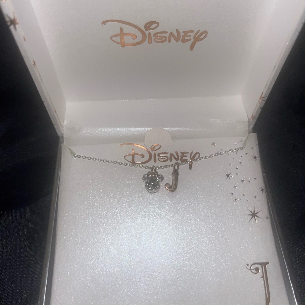 Disney Minnie Mouse initial necklace